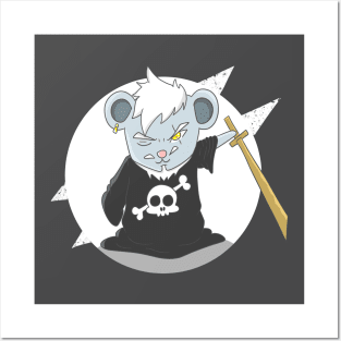 Master rat cool funny cartoon Posters and Art